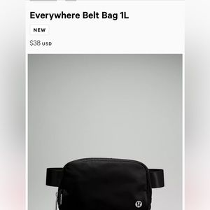 Lululemon belt bag